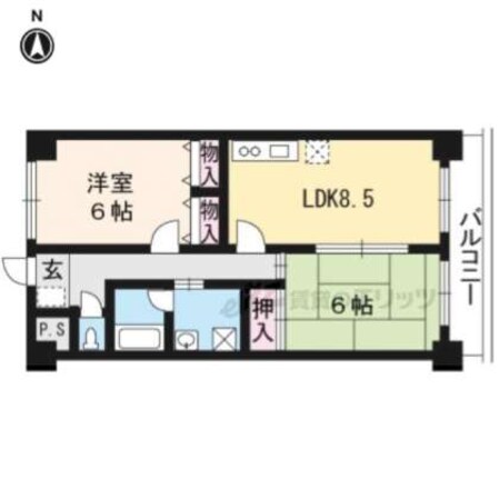 エクセル清涼の物件間取画像